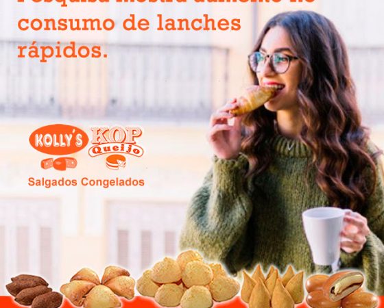 Pesquisa de Comportamento revela aumento no consumo de lanches rápidos.